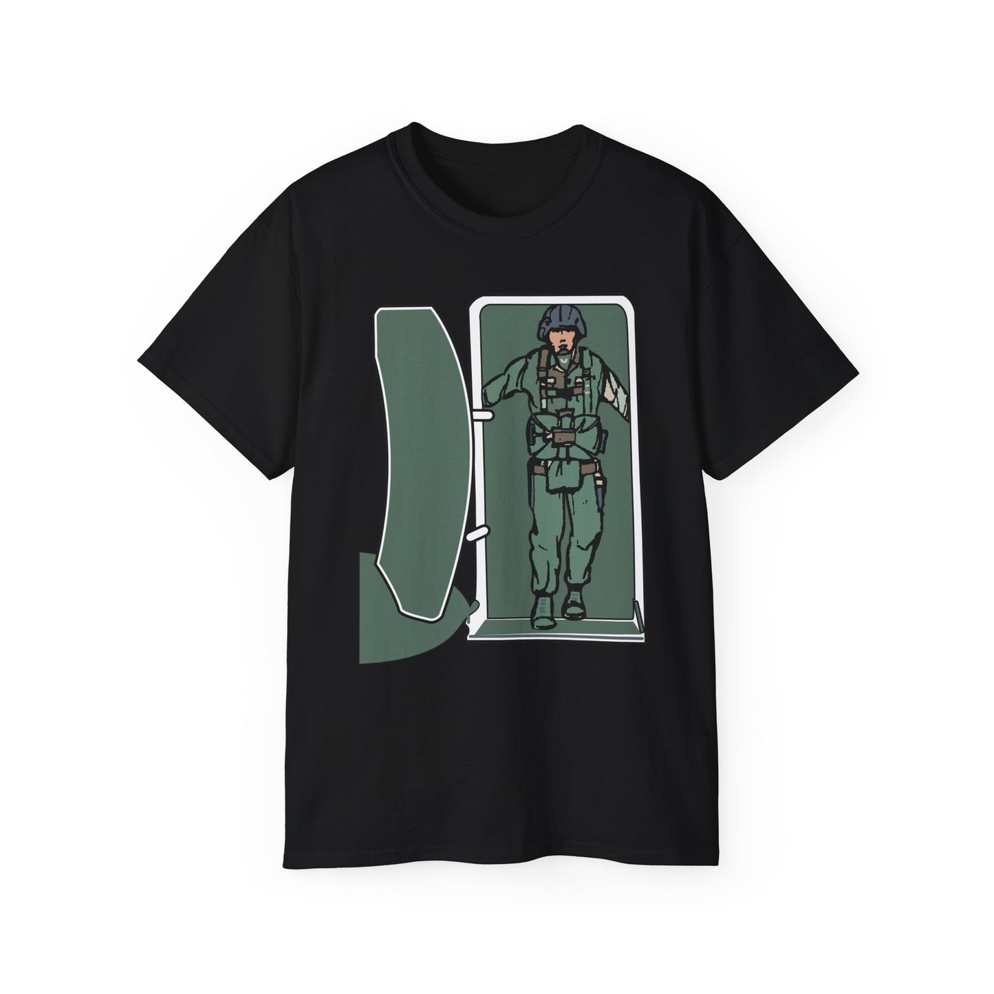 Unisex Ultra Cotton Tee - Airborne - JM Door Check X 300