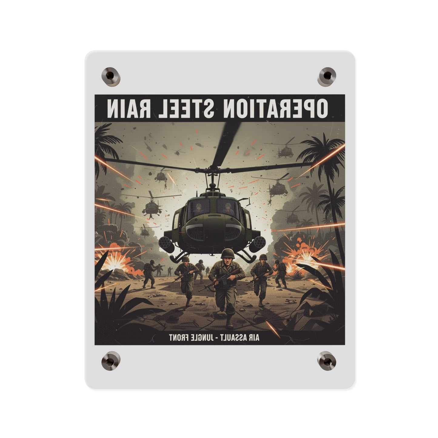 Acrylic Wall Art Panel - Air Assault - Vietnam - Operation Steel Rain