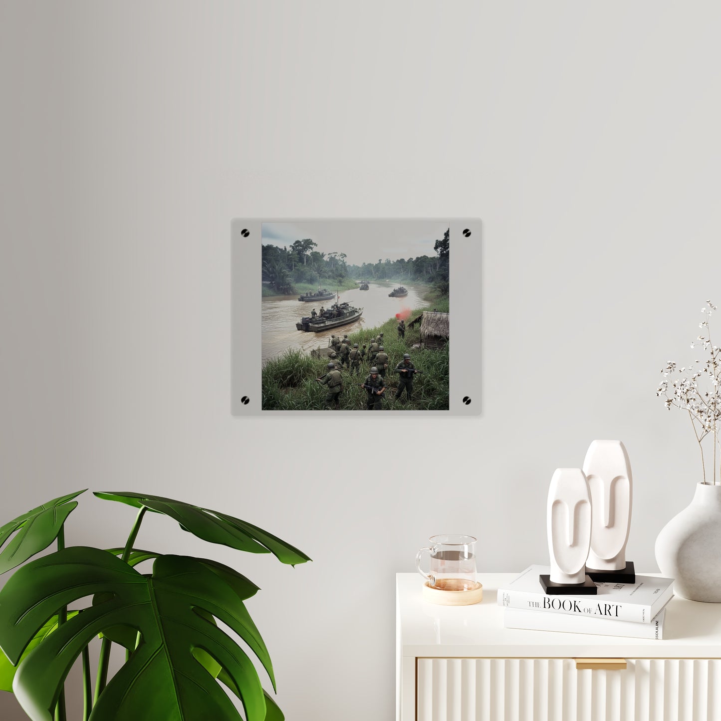 Acrylic Wall Art Panel - MRF - 9th Infantry in the Mekong - Vietnam