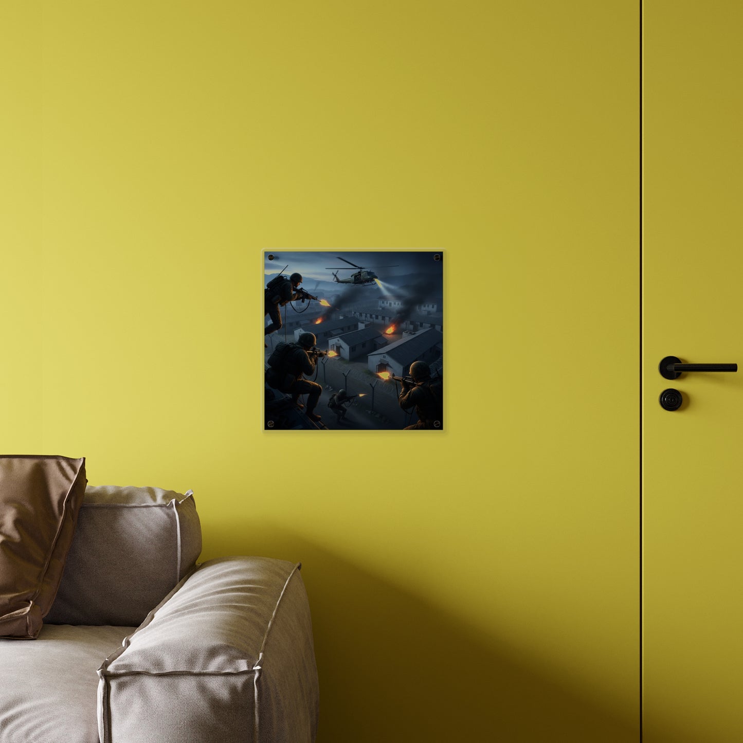 Acrylic Wall Art Panel - Son Tay Rescue during the Vietnam War