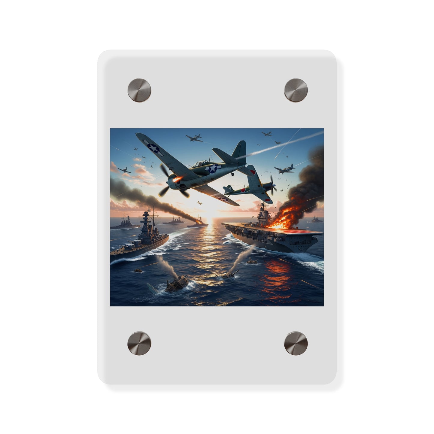 Acrylic Wall Art Panel - Battle of Midway