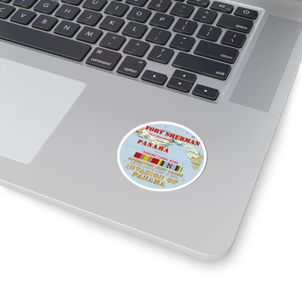 Kiss-Cut Stickers - Just Cause - Ft Sherman - CZ w Map w Svc Ribbons