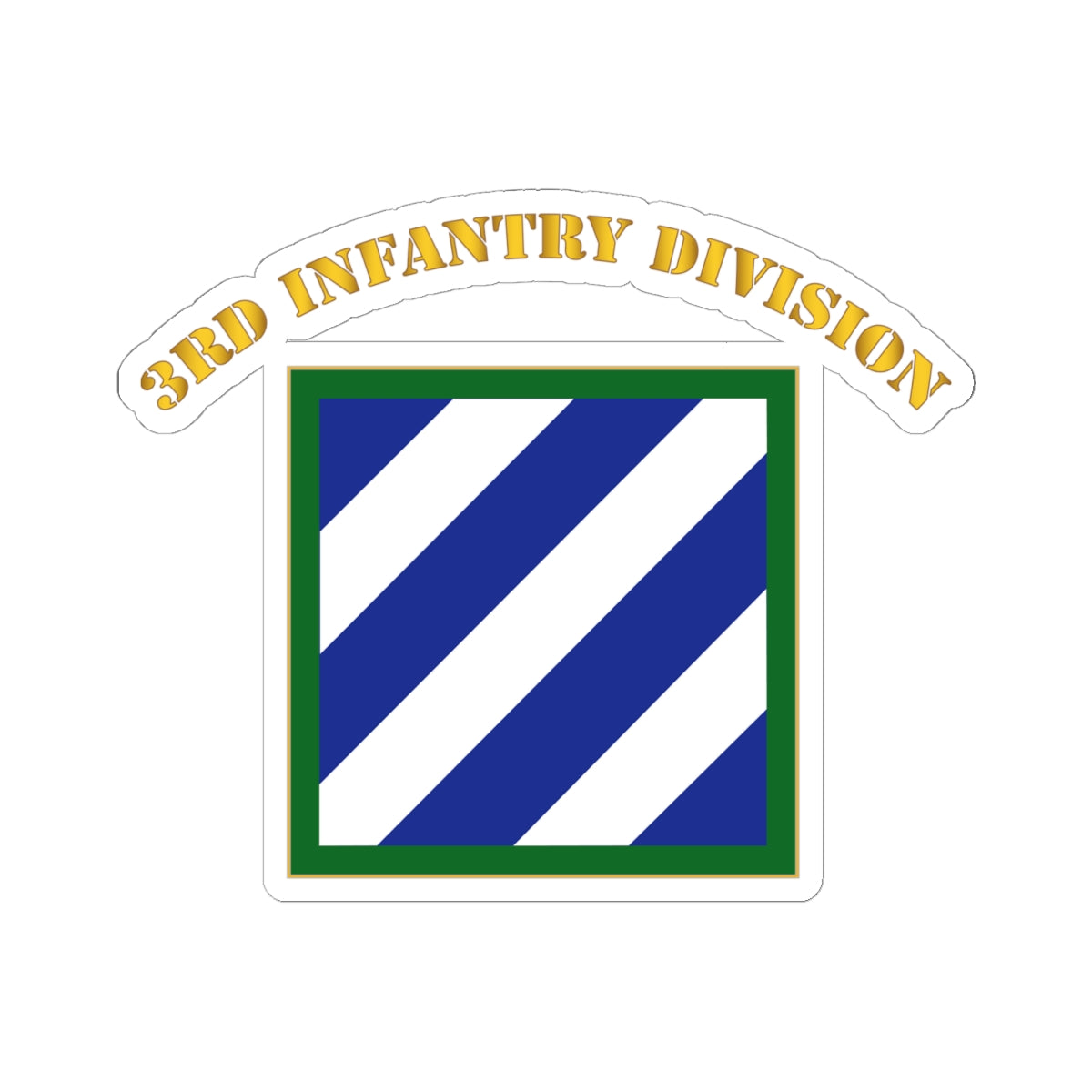 Kiss-Cut Stickers - 3rd Infantry Division