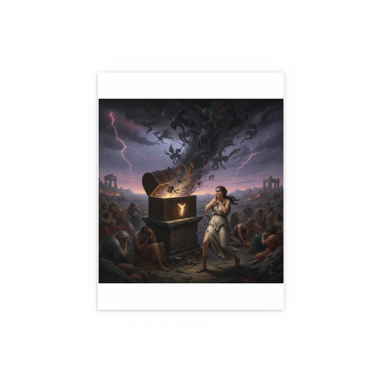 Indoor and Outdoor Silk Posters - Pandoras box