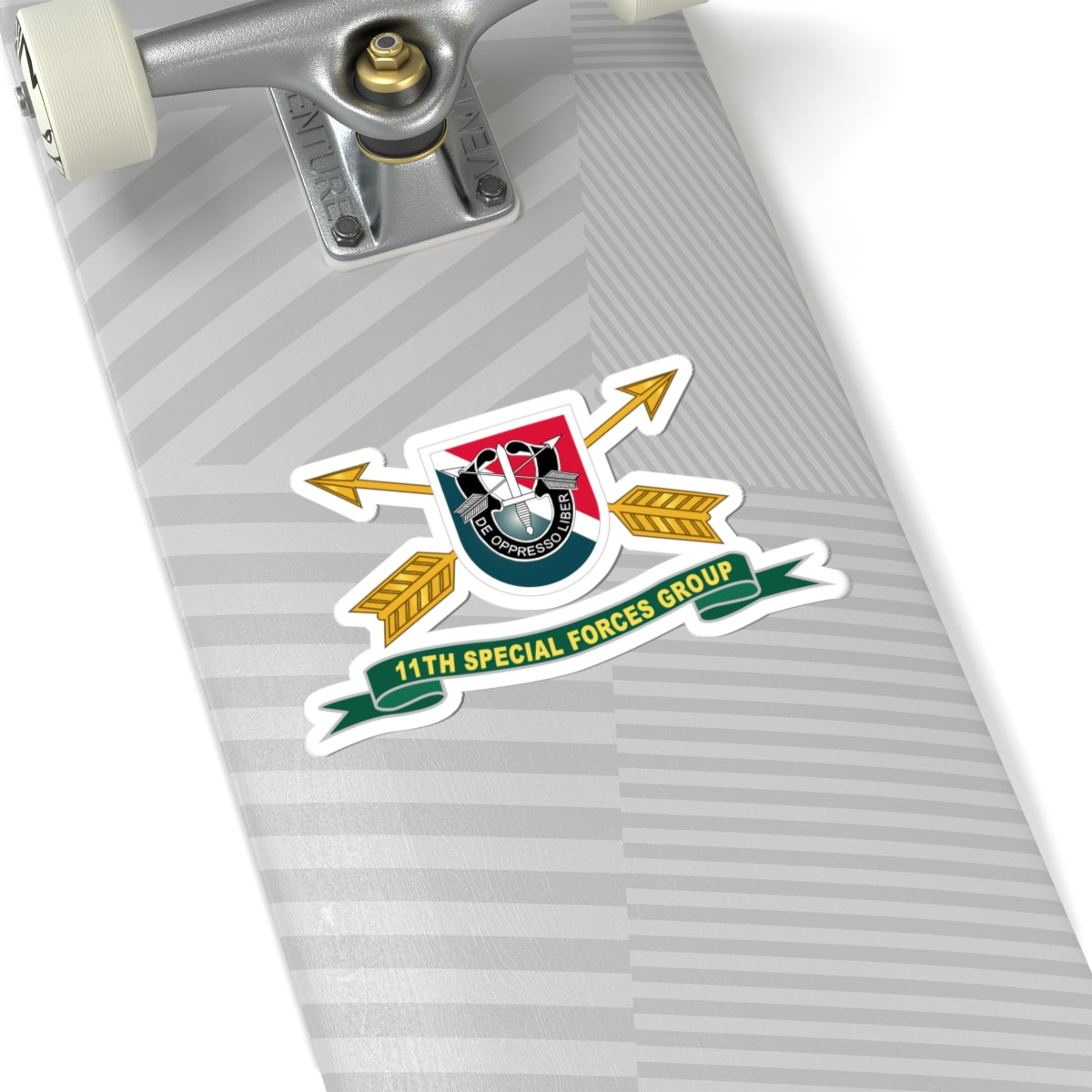 Kiss-Cut Stickers - 11th Special Forces Group - Flash w Br - Ribbon X 300