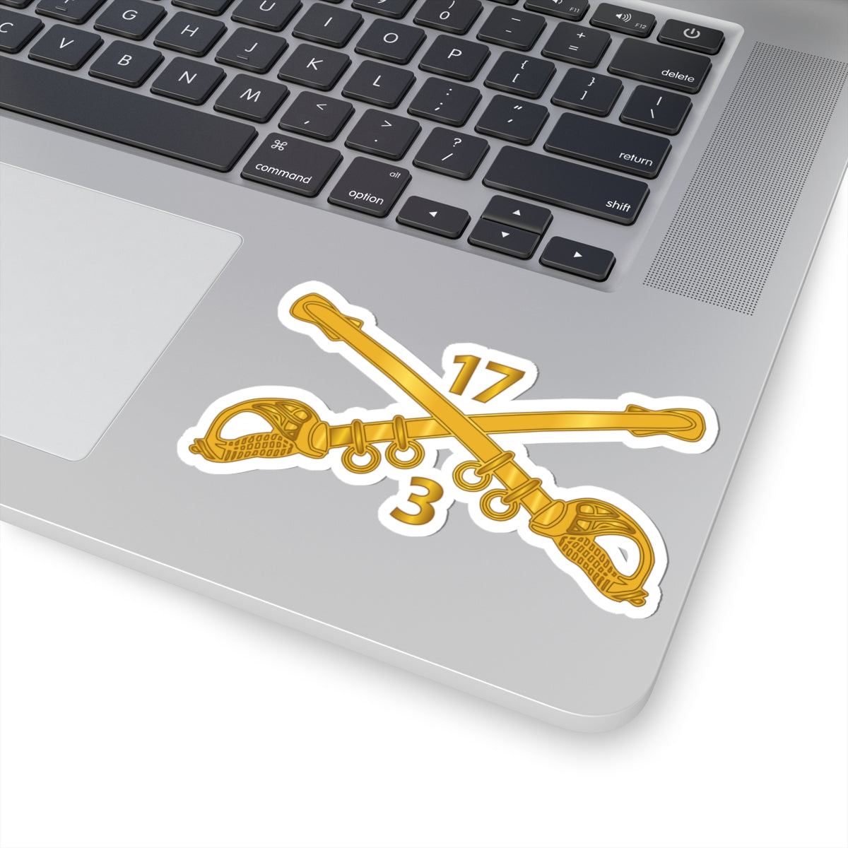 Kiss-Cut Stickers - 3rd Squadron 17th Cavalry Regiment Branch wo Txt