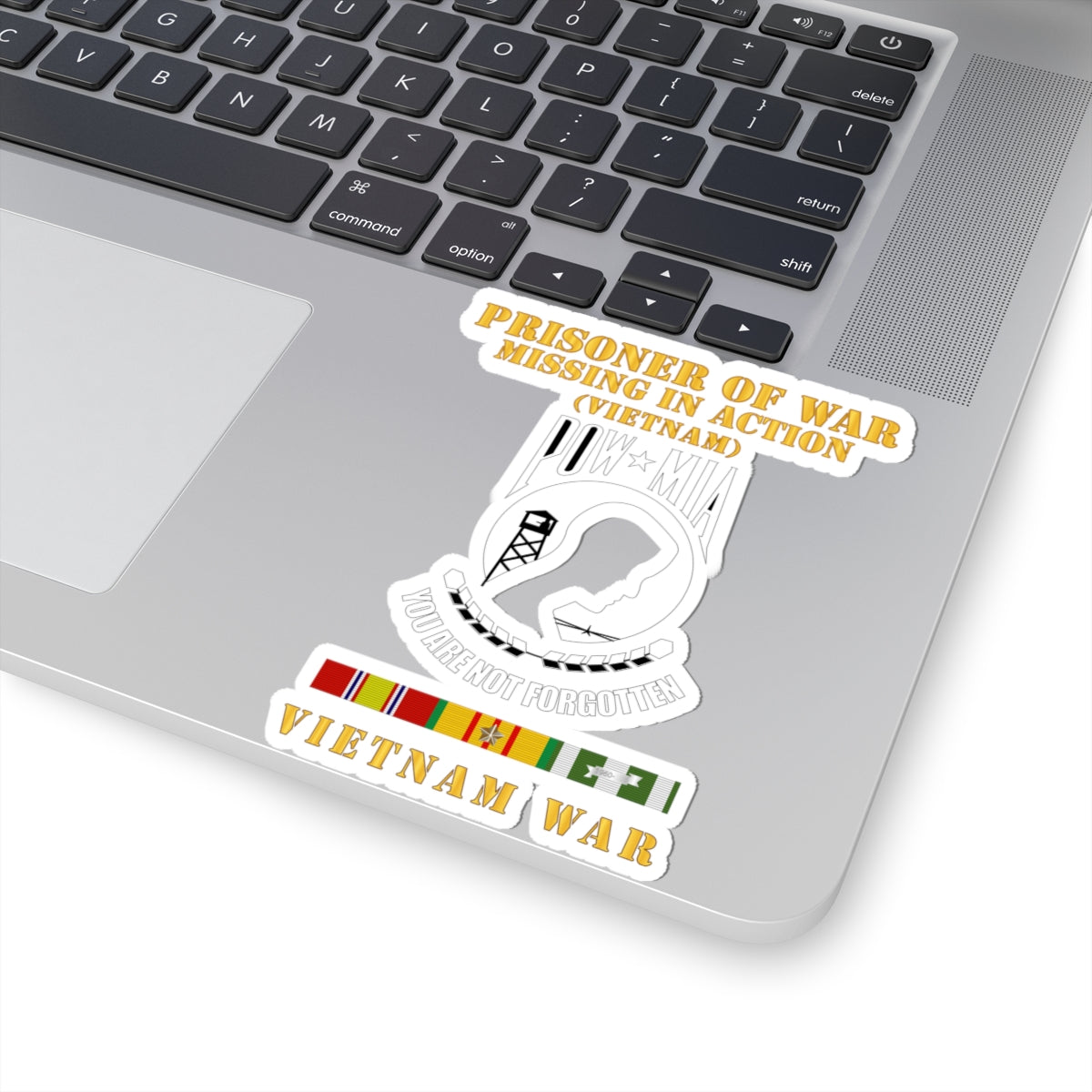 Kiss-Cut Stickers - POW - MIA - VIetnam w VN SVC