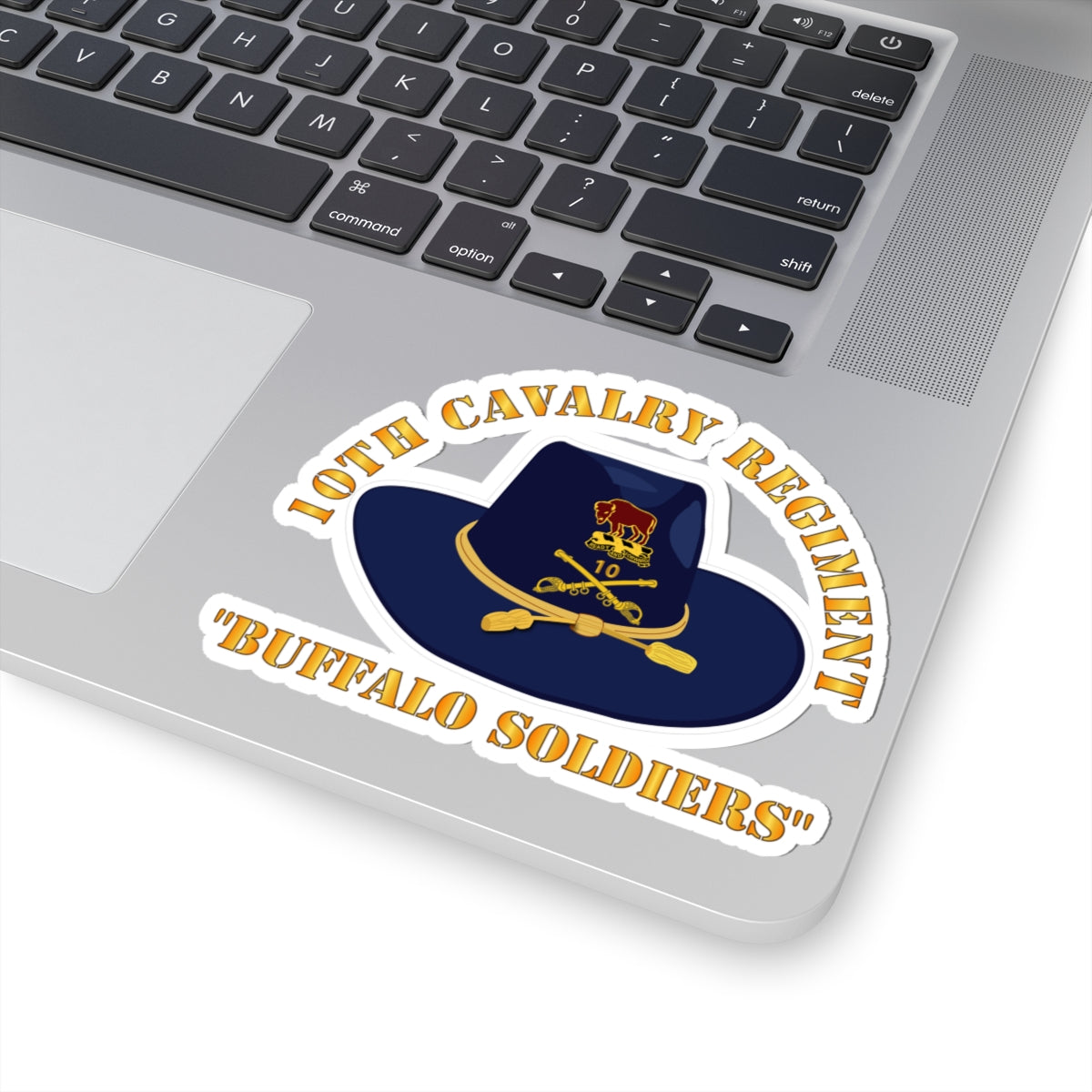 Kiss-Cut Stickers - 10th Cavalry Regiment w Cav - Buffalo Soldiers