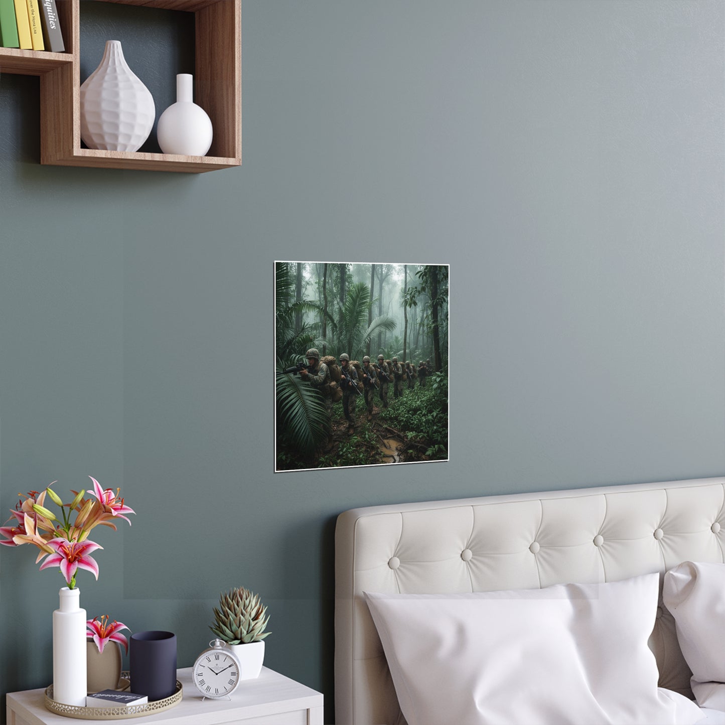 Indoor and Outdoor Silk Posters - Jungle Patrol - Vietnam
