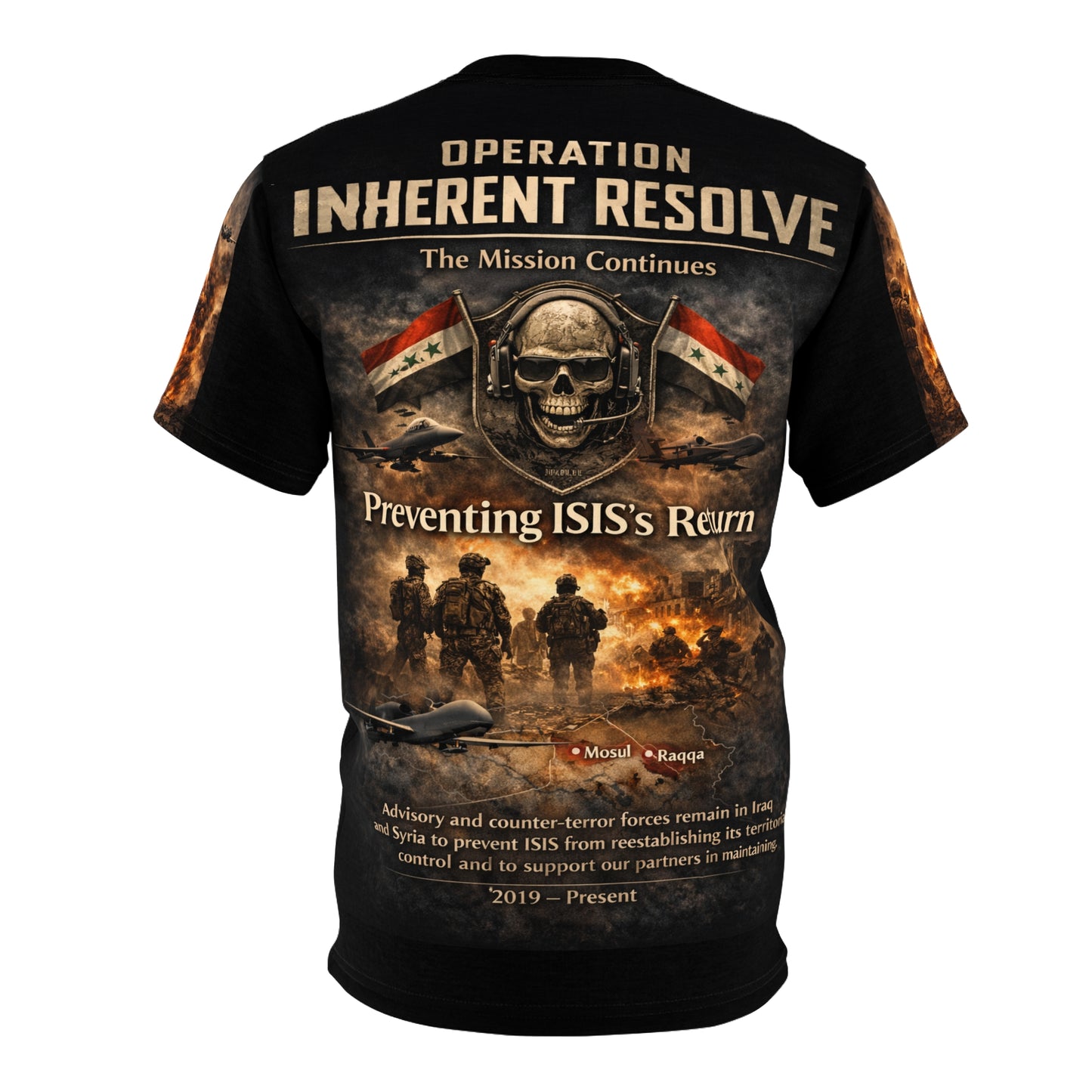 Operation Inherent Resolve Tribute Tee — War Against ISIS Memorial T-Shirt