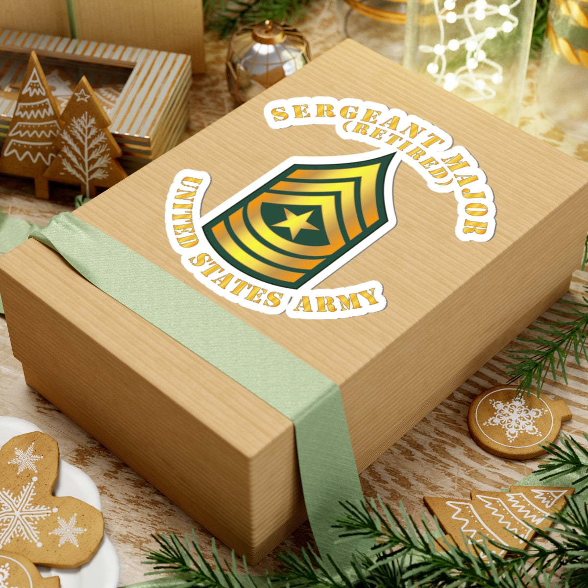 Kiss-Cut Stickers - Sergeant Major - SGM - Retired