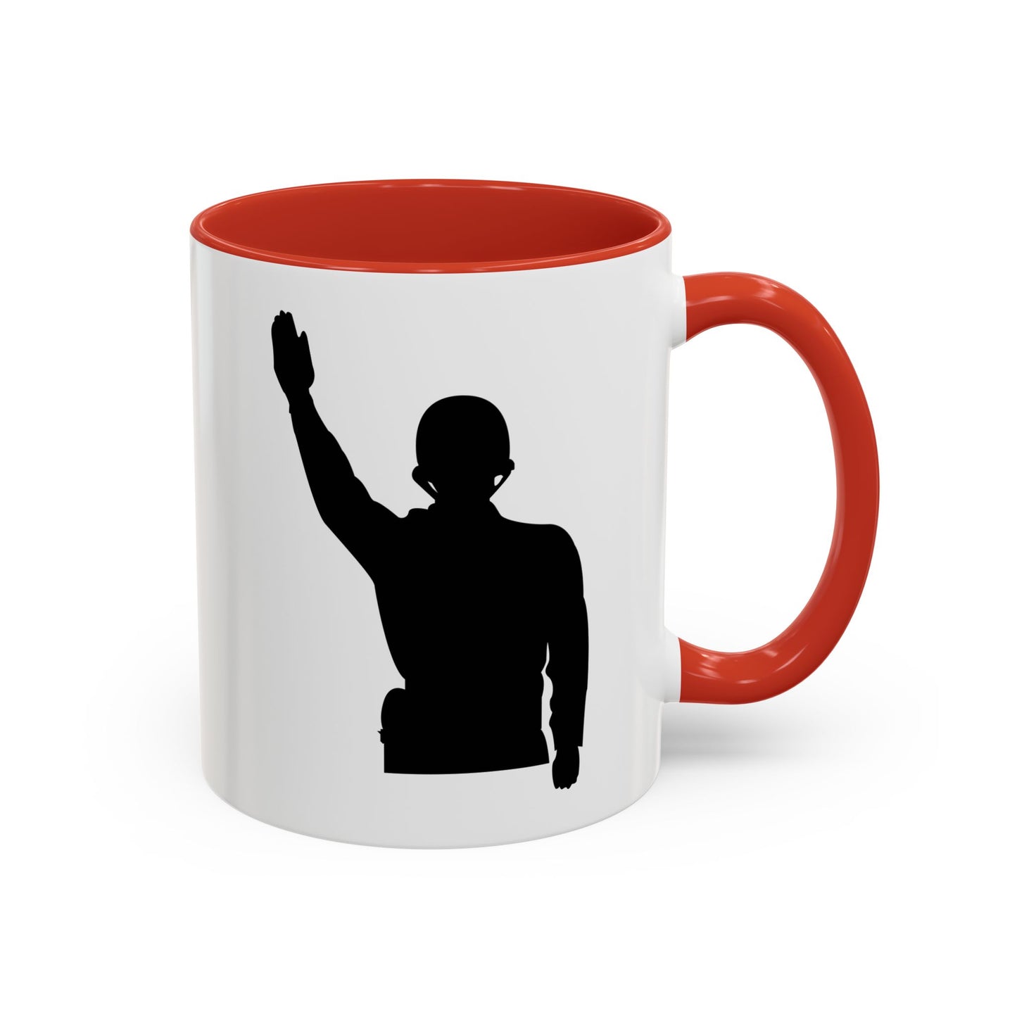 Accent Coffee Mug (11oz & 15oz) - Army - Soldier - Halt - Silhouette X 300