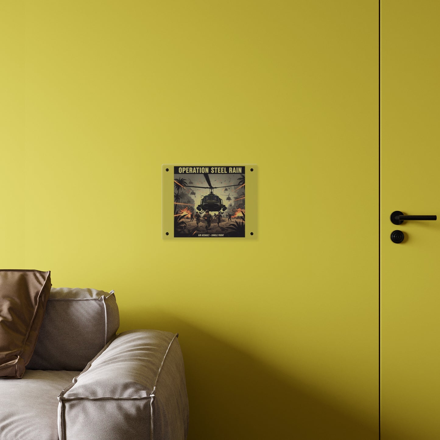 Acrylic Wall Art Panel - Air Assault - Vietnam - Operation Steel Rain