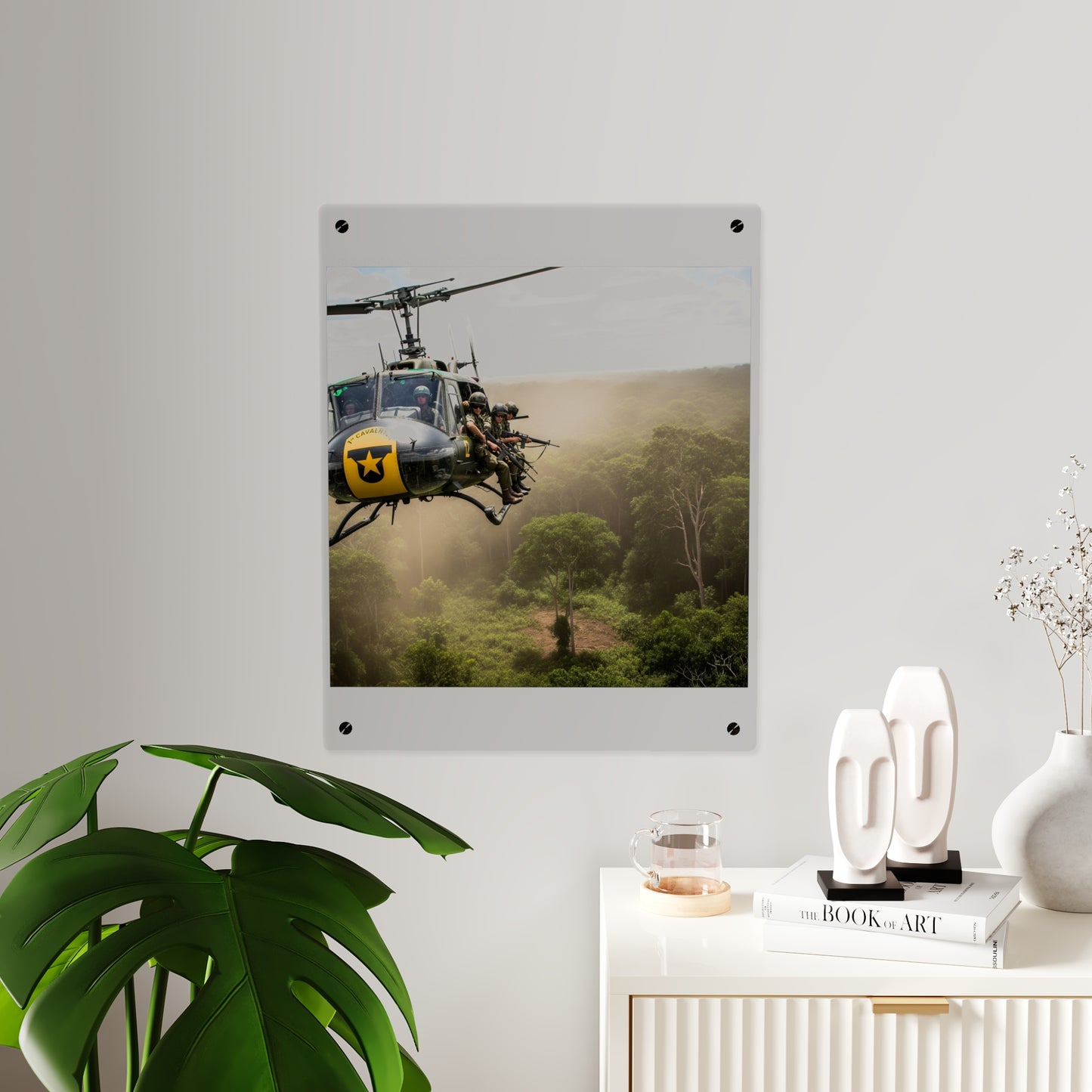 Acrylic Wall Art Panel - 1st Cavalry Division - Air Assault - Vietnam