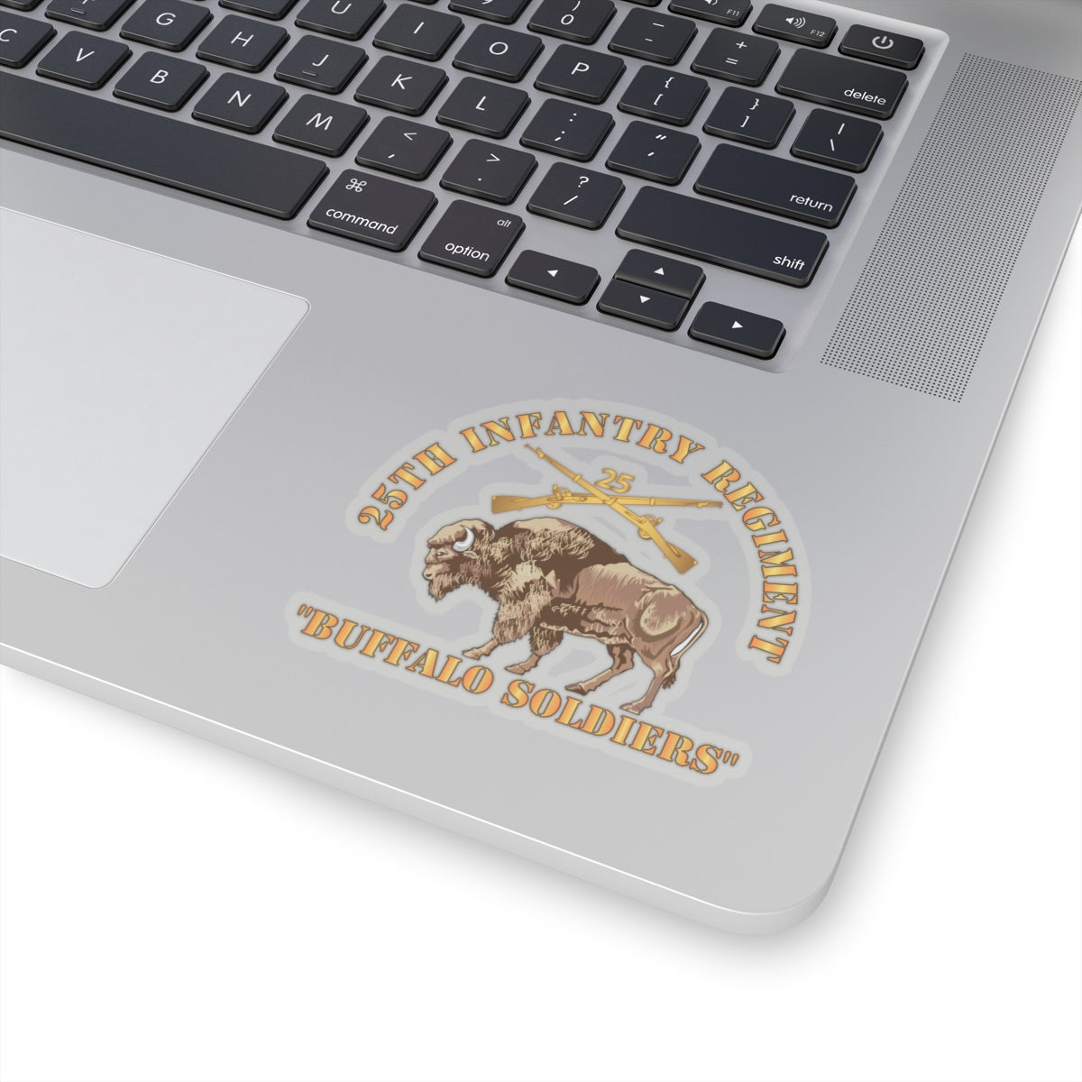Kiss-Cut Stickers - 25th Infantry Regiment - Buffalor Soldiers w 25th Inf Branch Insignia
