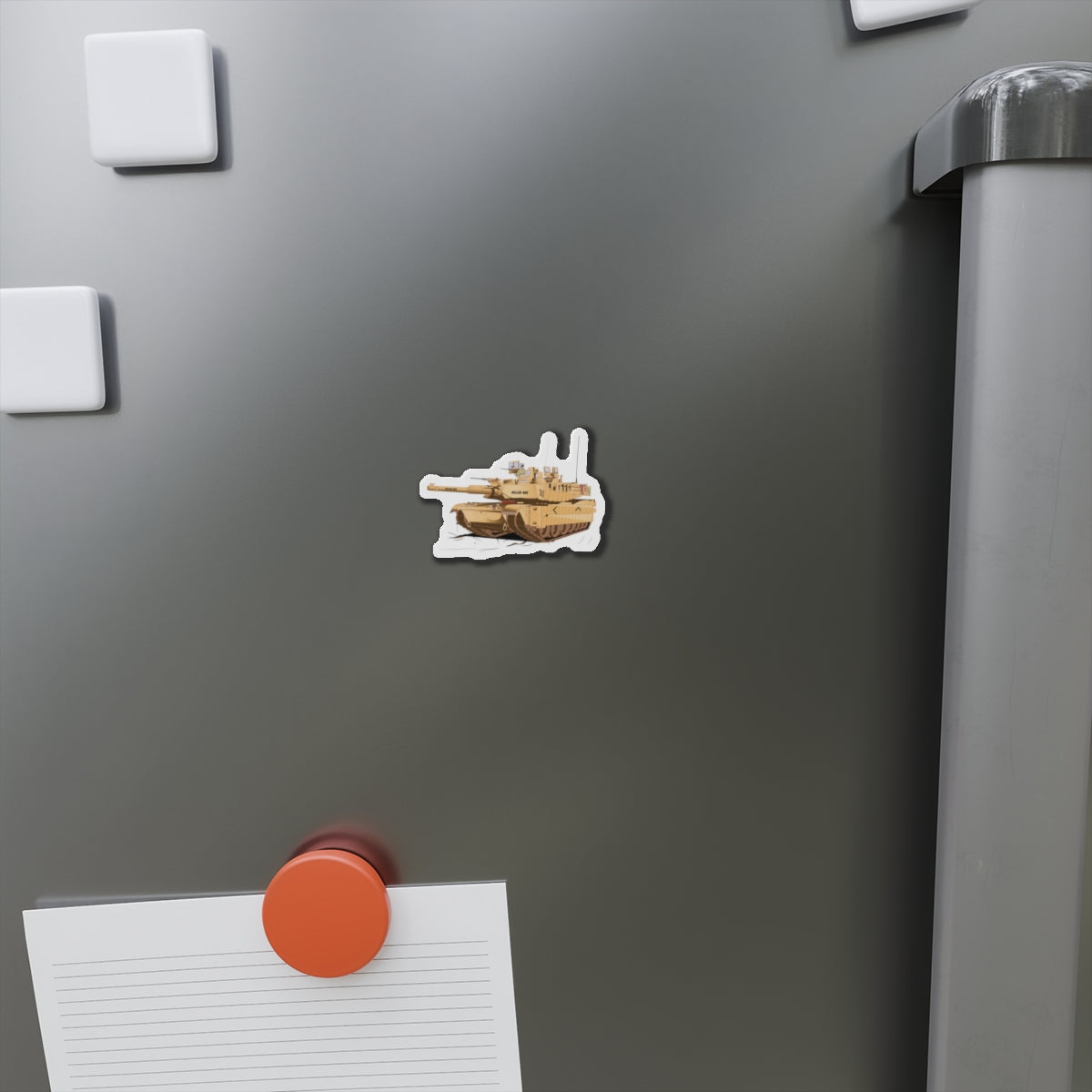 Die-Cut Magnets - M1A1 - Abrams Tank