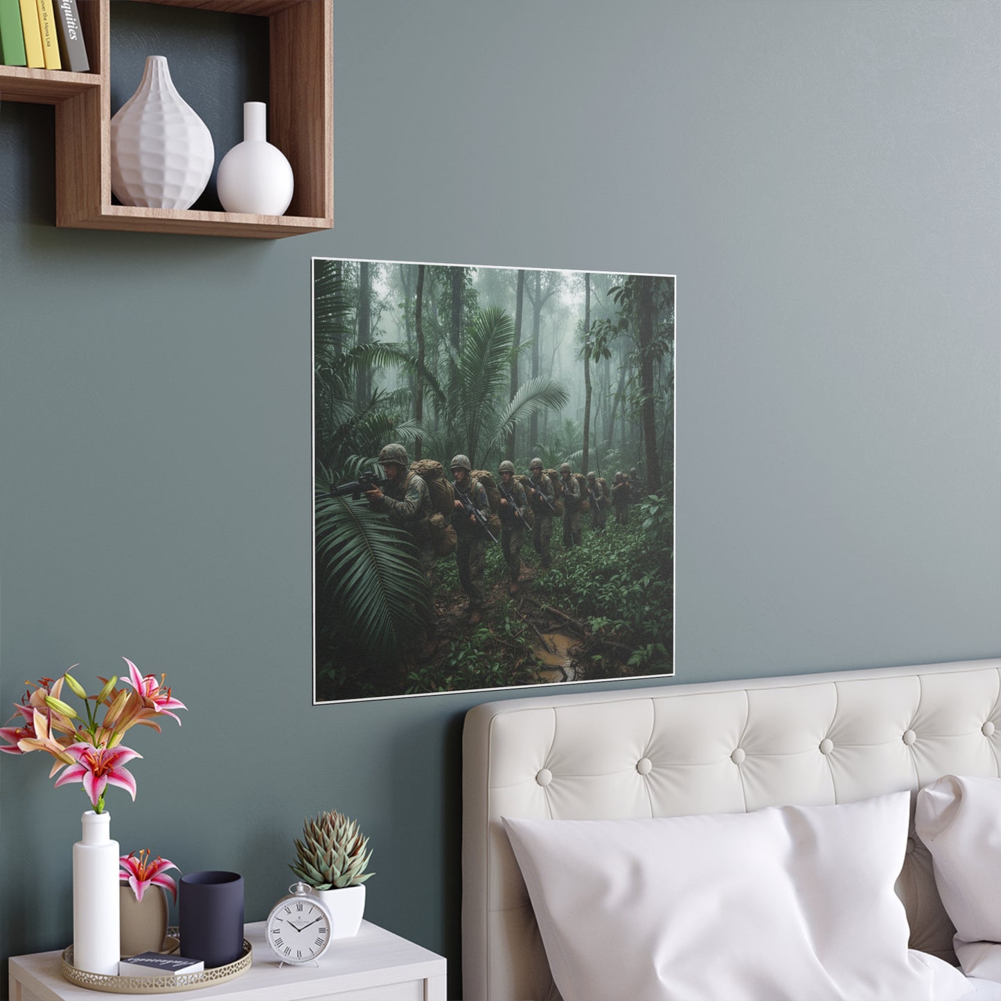 Indoor and Outdoor Silk Posters - Jungle Patrol - Vietnam