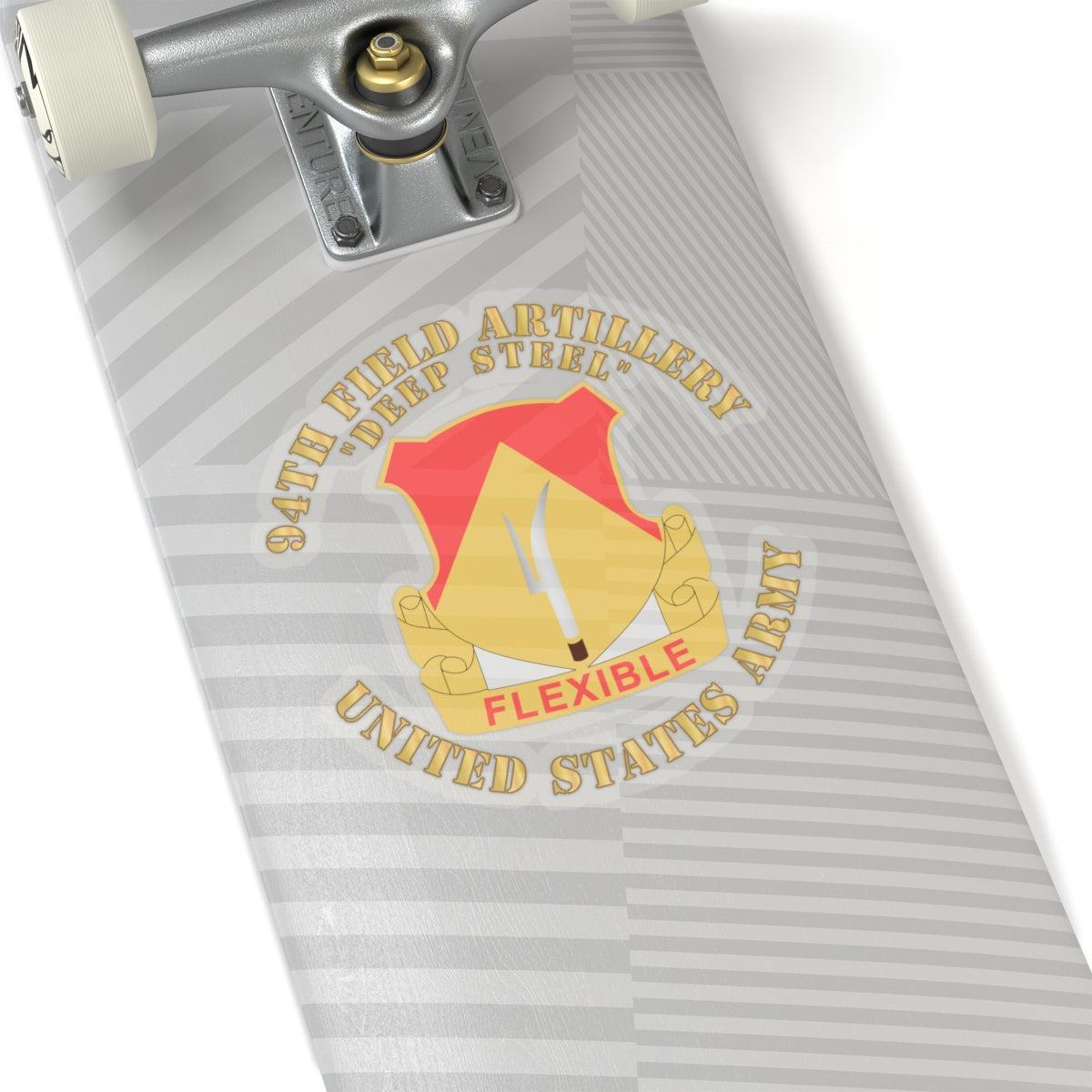 Kiss-Cut Stickers - 94th Field Artillery Regiment - Deep Steel