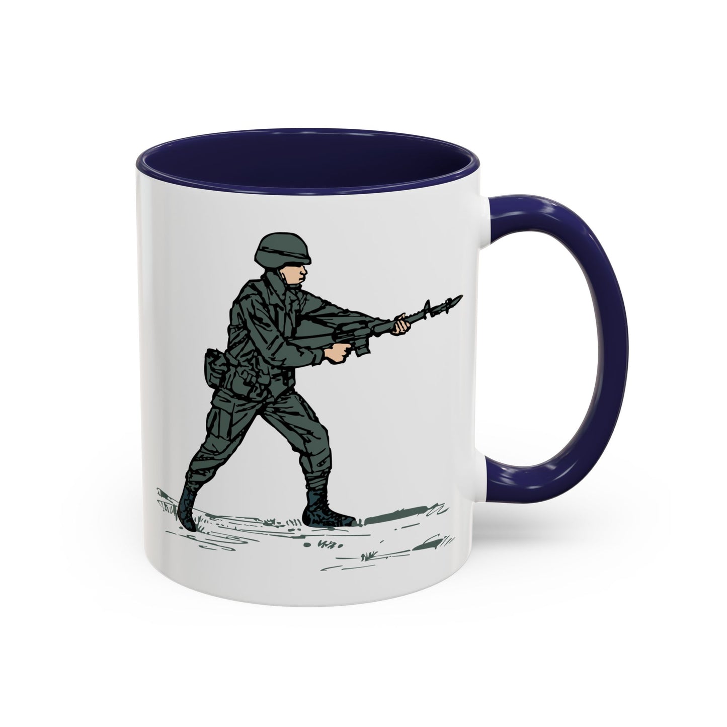 Accent Coffee Mug (11oz & 15oz) - Bayonet Training-Modified Thrust X 300