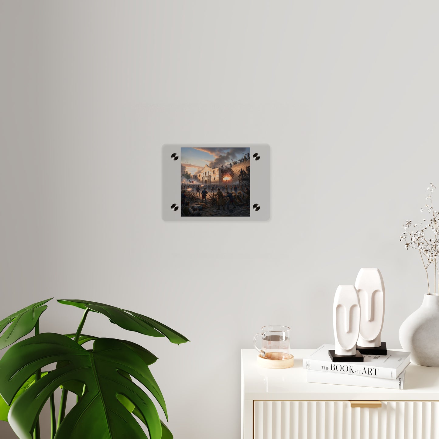 Acrylic Wall Art Panel - Battle of the Alamo