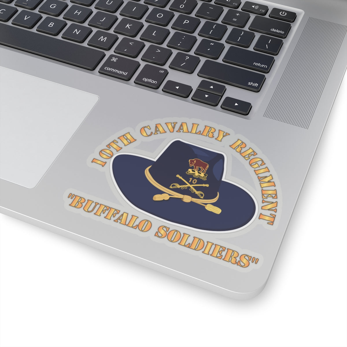 Kiss-Cut Stickers - 10th Cavalry Regiment w Cav - Buffalo Soldiers