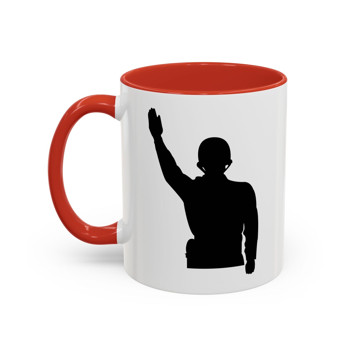 Accent Coffee Mug (11oz & 15oz) - Army - Soldier - Halt - Silhouette X 300