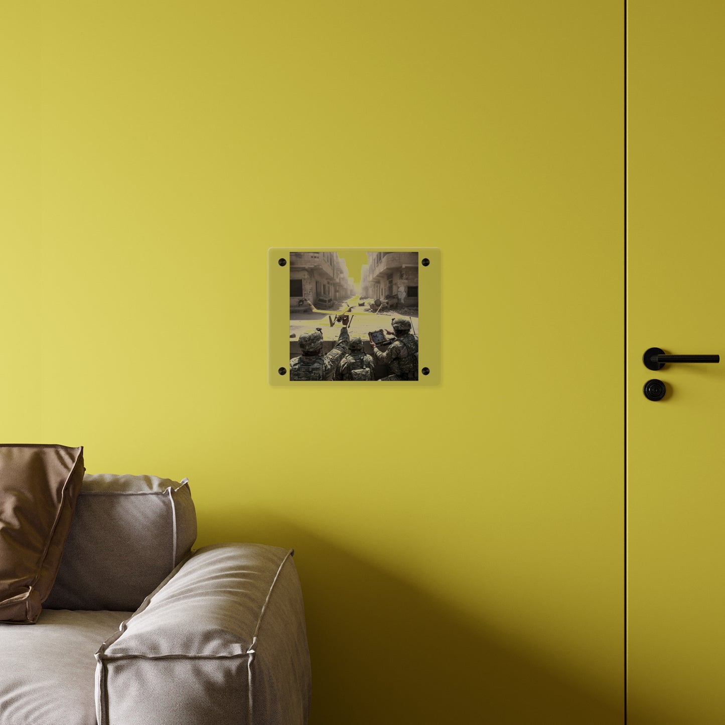 Acrylic Wall Art Panel - UAV Raven in Iraq war