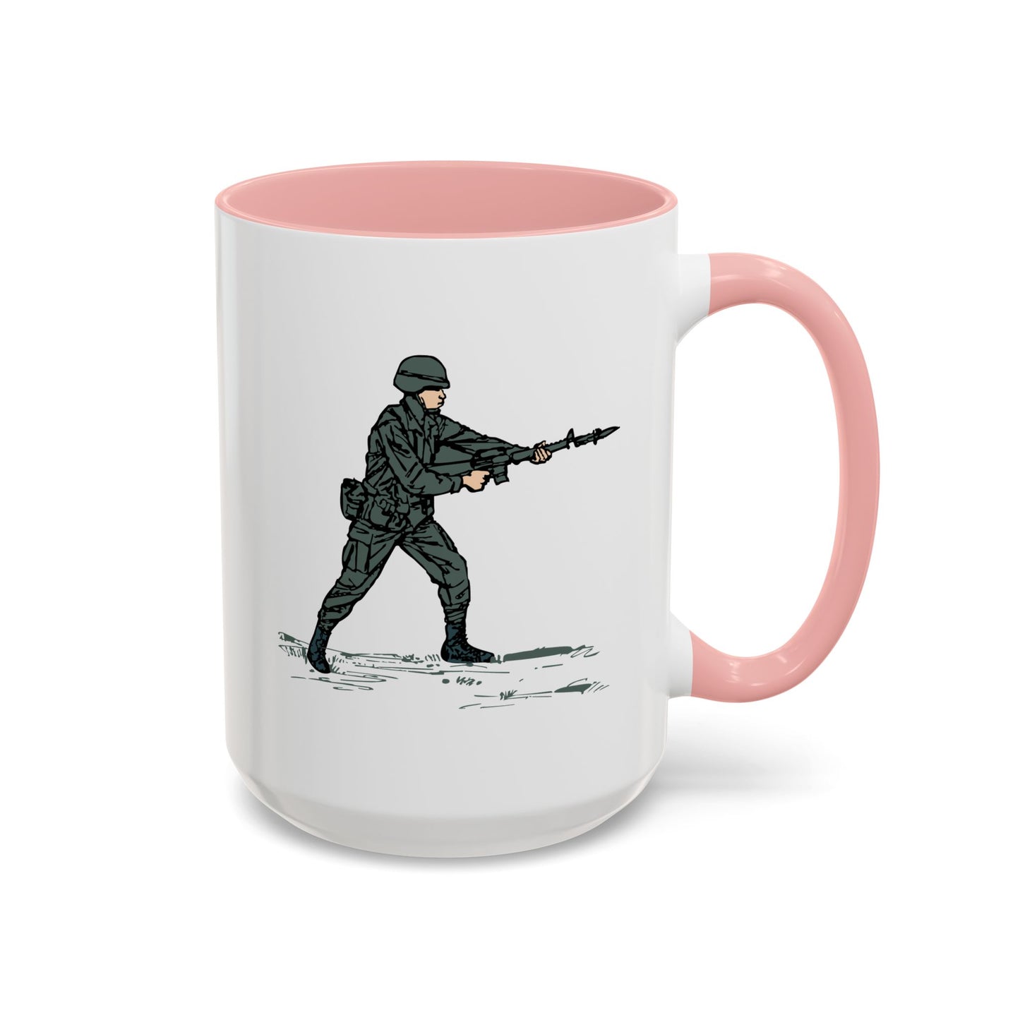 Accent Coffee Mug (11oz & 15oz) - Bayonet Training-Modified Thrust X 300