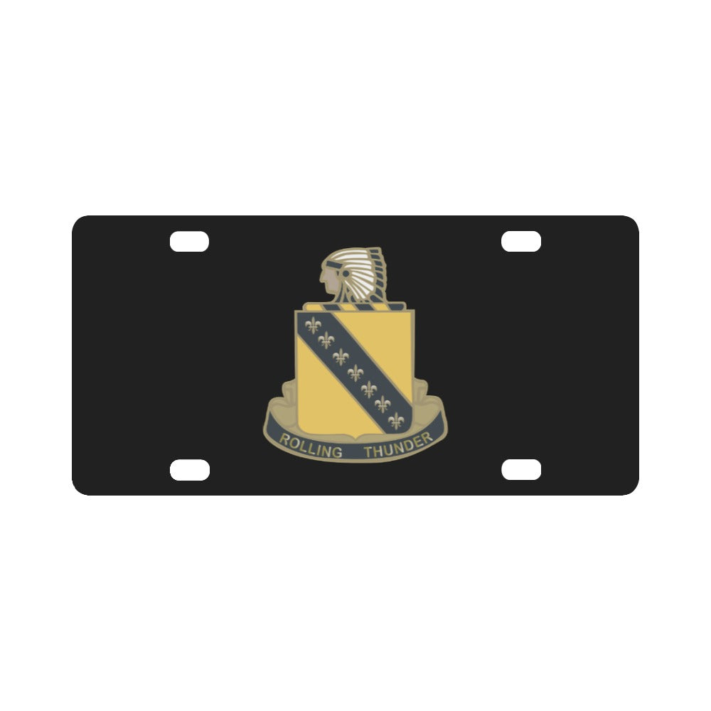 645th Tank Destroyer Battalion - DUI wo Txt X 300 Classic License Plate