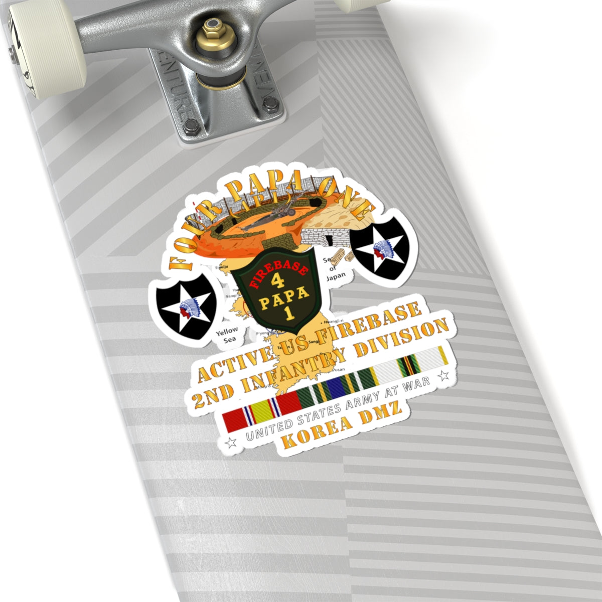 Kiss-Cut Stickers - 4P1 - Active Firebase - 2nd ID w KOREA SVC