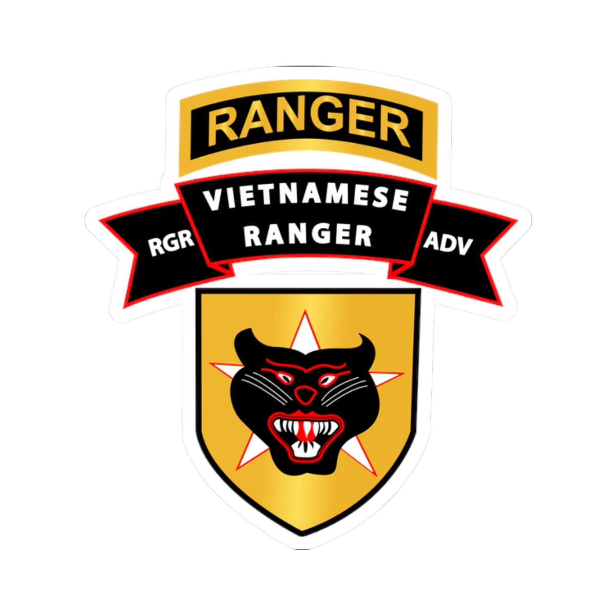 Kiss-Cut Stickers - SOF - SSI - Vietnamese Ranger Advisor X 300