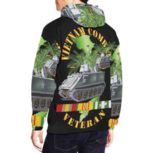 Load image into Gallery viewer, Men&#39;s All Over Print Hoodie (USA Size) (Model H13) - Vietnam Combat Vet - w APC
