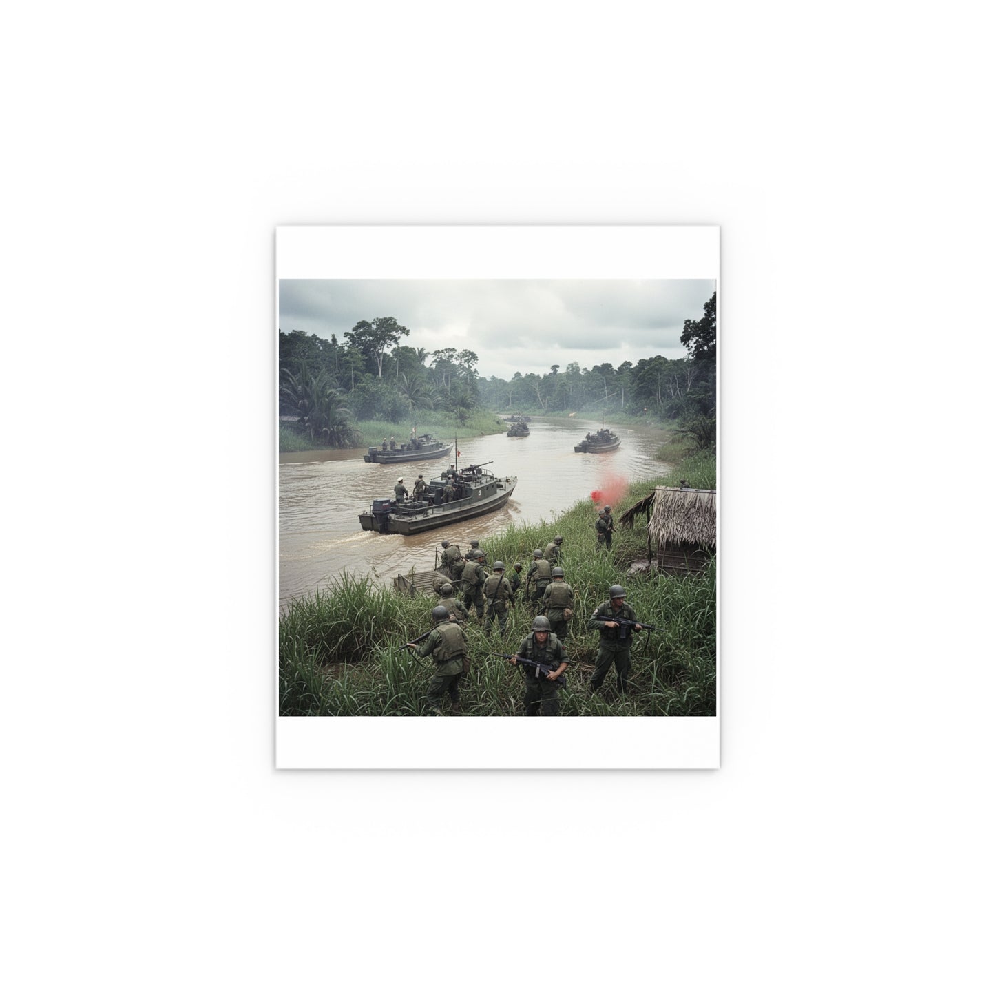 Indoor and Outdoor Silk Posters - MRF - 9th Infantry in the Mekong - Vietnam