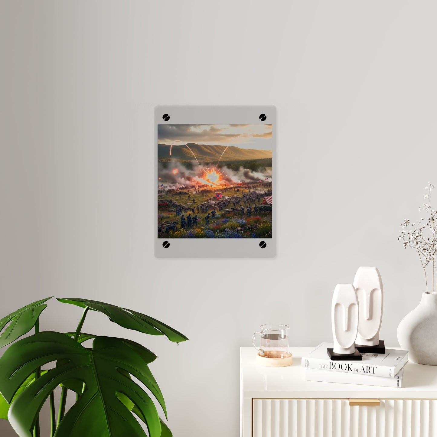 Acrylic Wall Art Panel - US Civil War Battle - Battle of Kennesaw Mountain Georgia