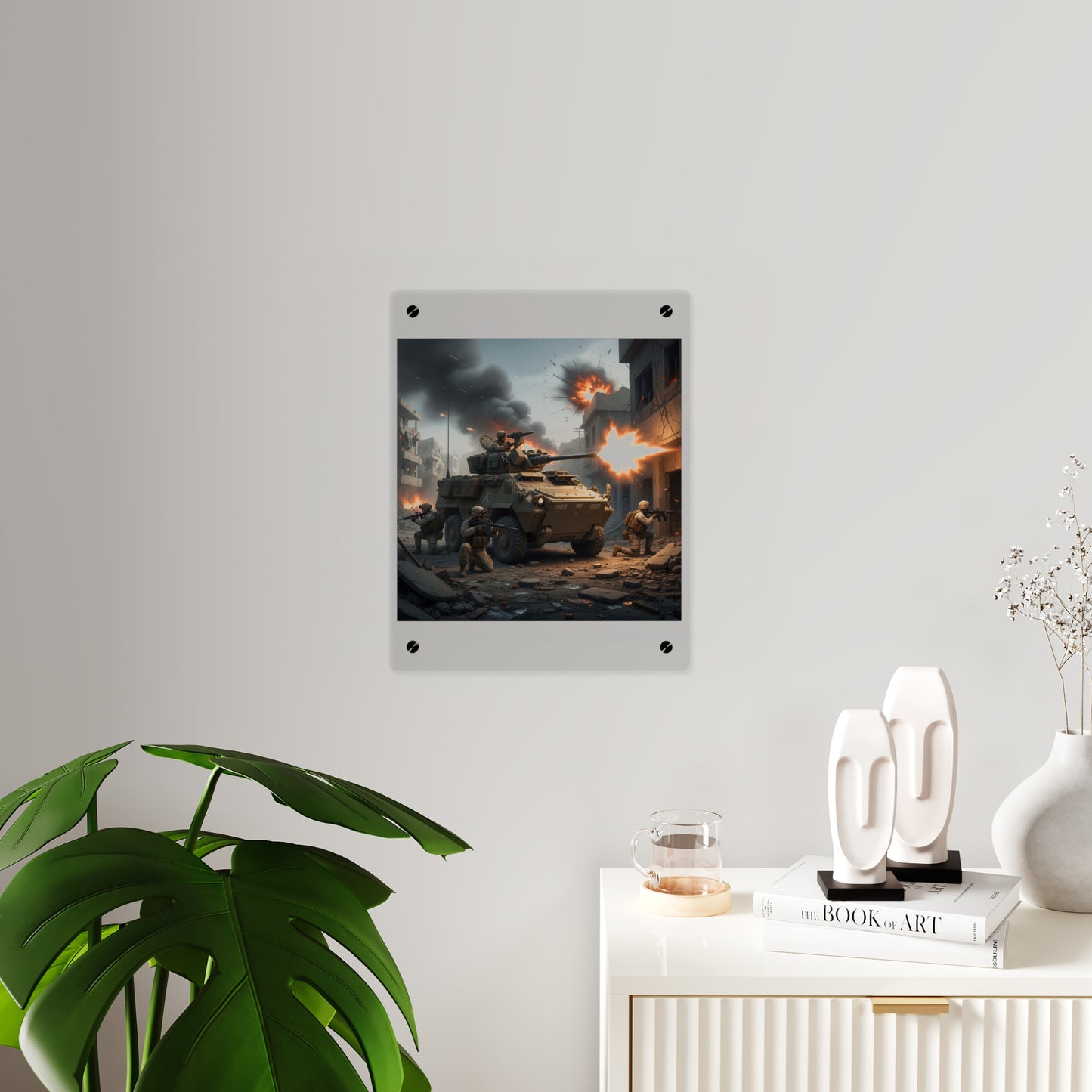 Acrylic Wall Art Panel - Marine LAV in support of the 2nd Battle of Fallujah