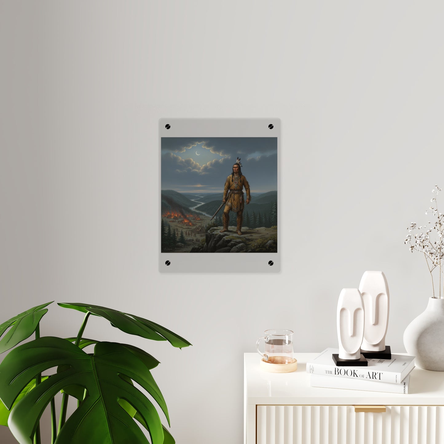 Acrylic Wall Art Panel - The Last Mohican