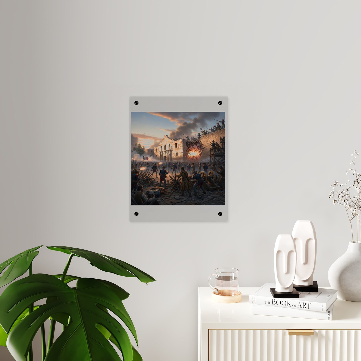 Acrylic Wall Art Panel - Battle of the Alamo