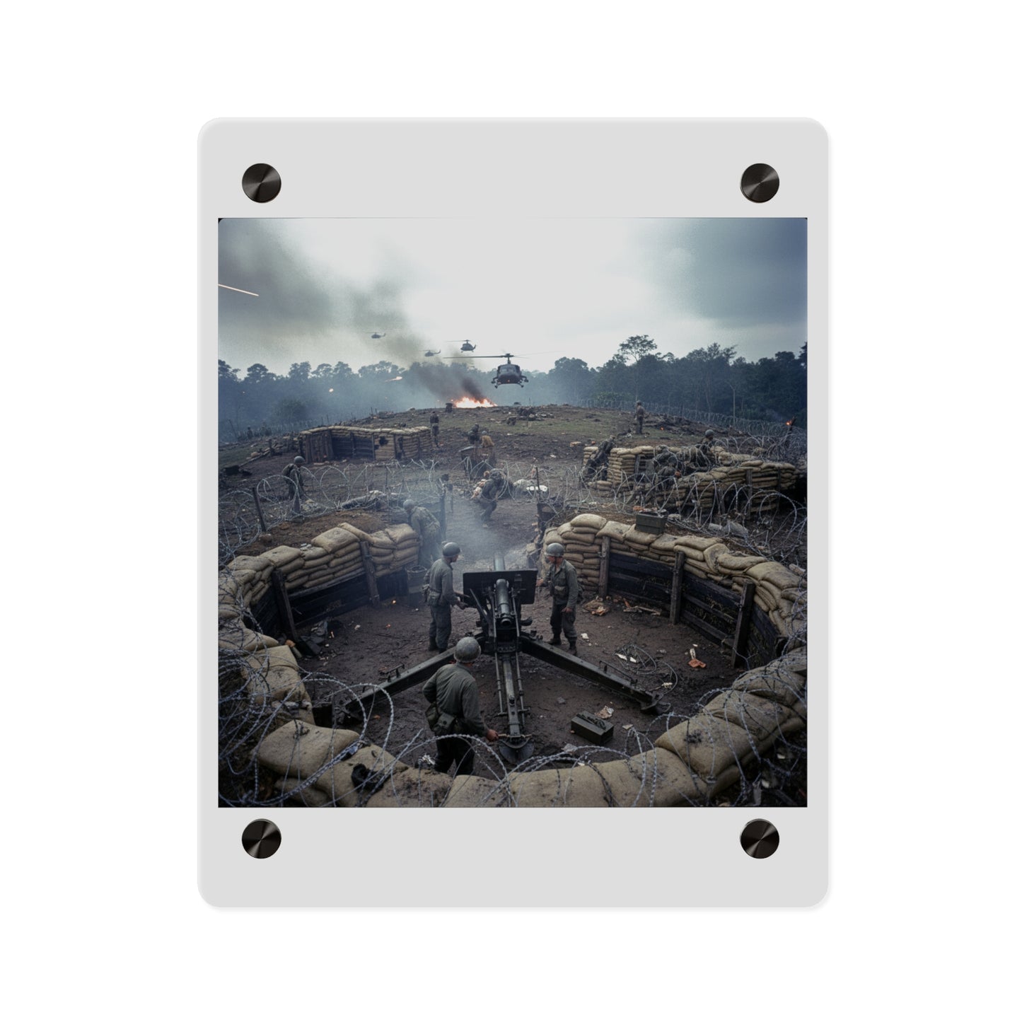 Acrylic Wall Art Panel - FSB Ripcord Siege - 1970