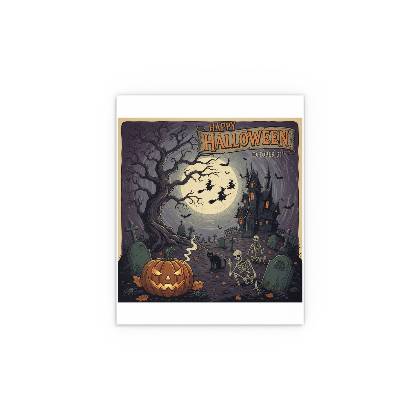 Indoor and Outdoor Silk Posters - Halloween
