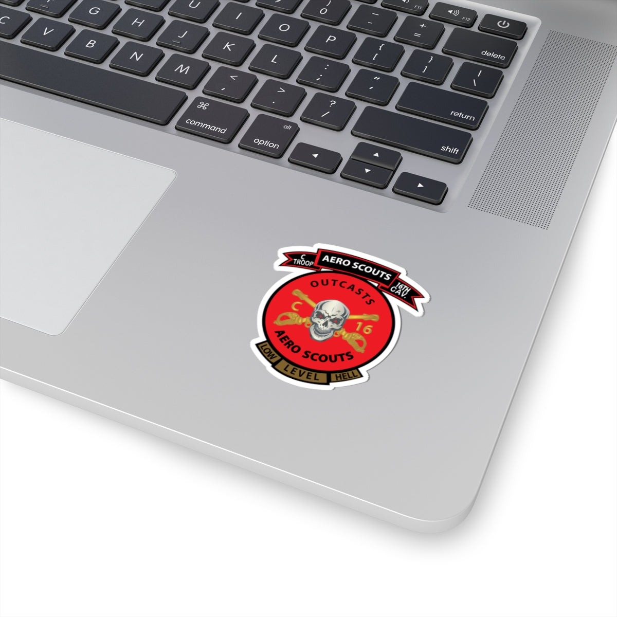 Kiss-Cut Stickers - C Co 16th Cavalry Regiment Aero Scouts - Vietnam - SSI X 300