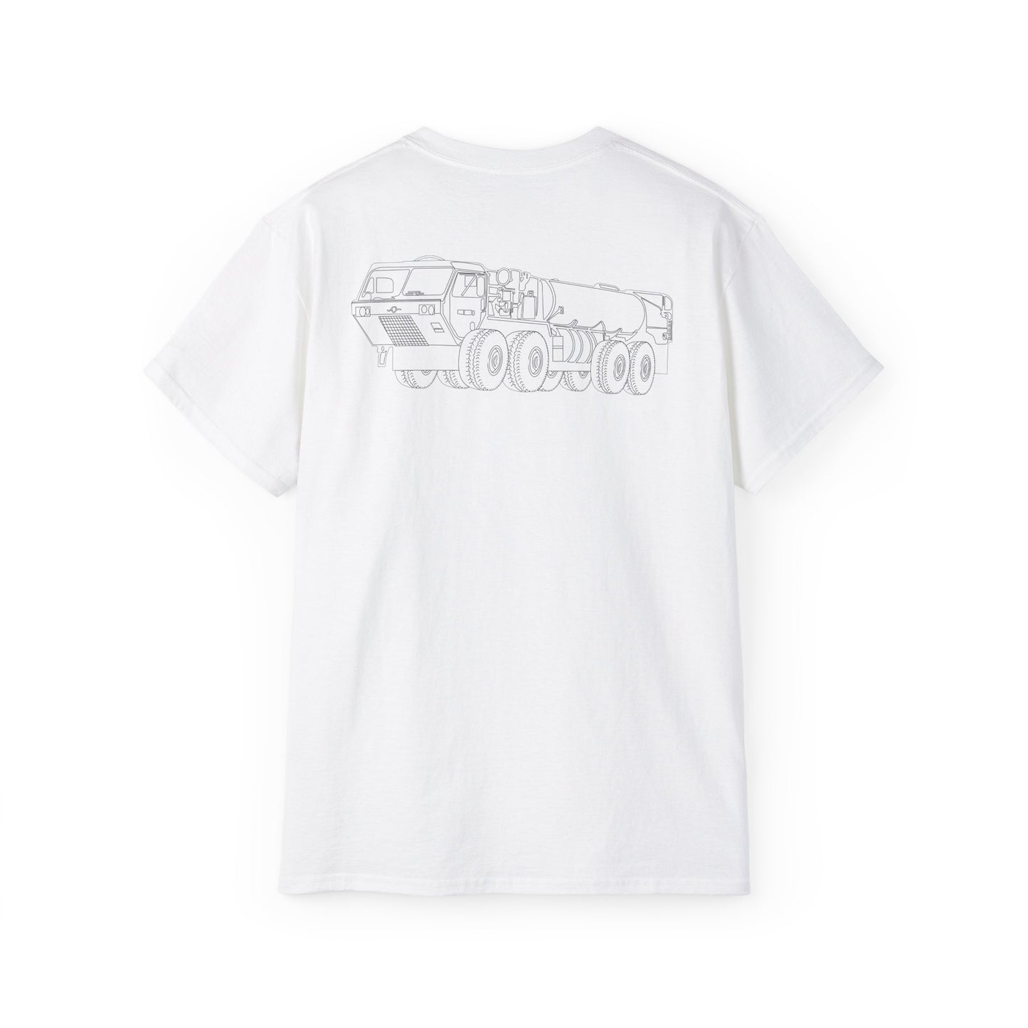 Unisex Ultra Cotton Tee - Vehicle - Fuel Truck - Front Left Oblique X 300