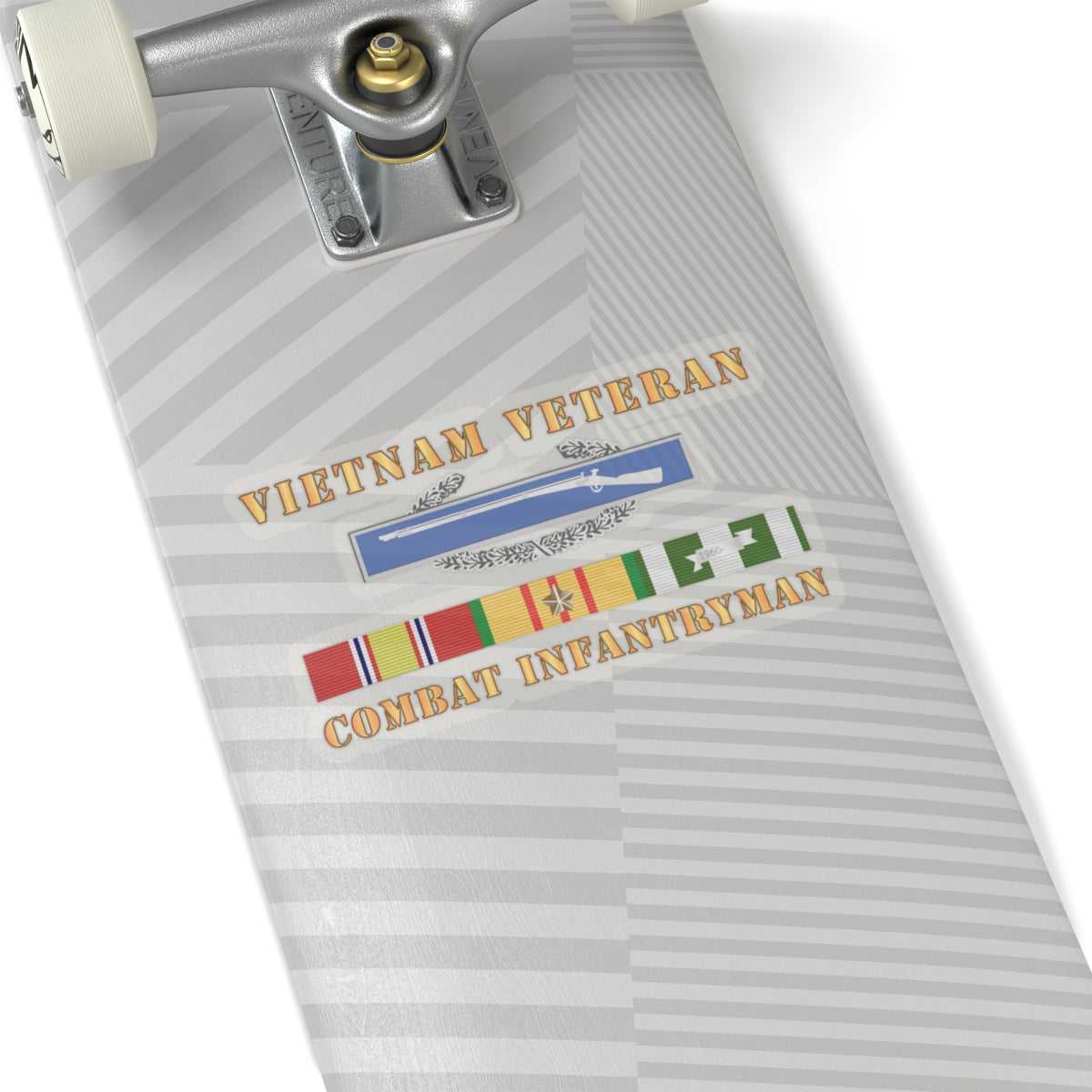 Kiss-Cut Stickers - Vietnam Veteran - Cbt Infantryman w CIB VN SVC
