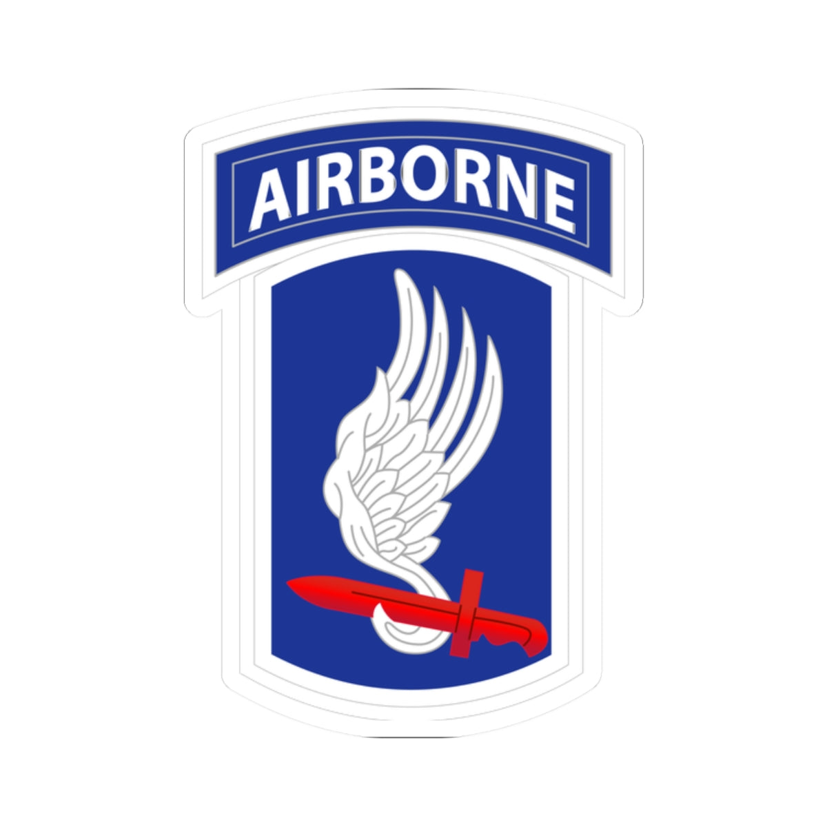 Kiss-Cut Stickers - SSI - 173rd Airborne Brigade wo Txt