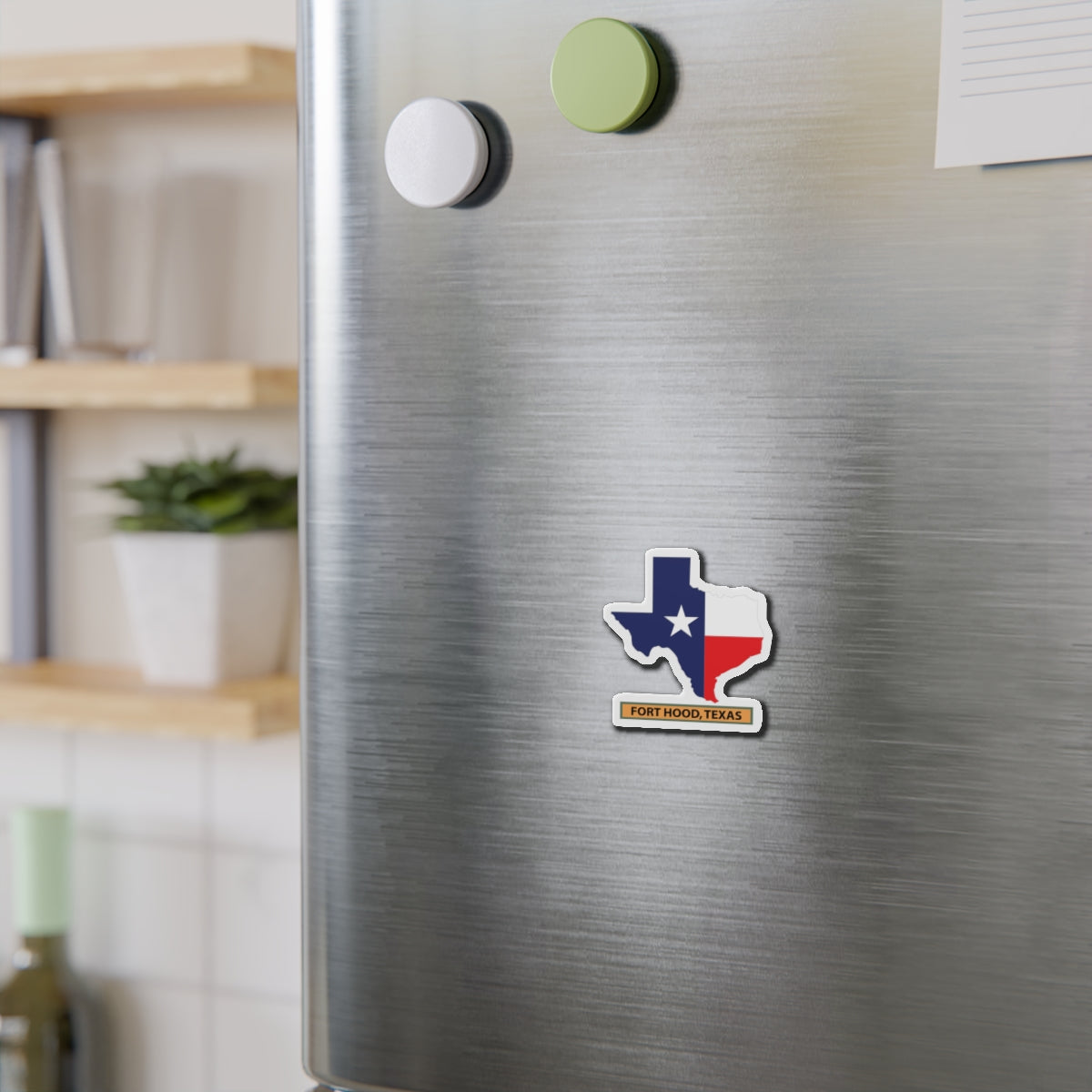 Die-Cut Magnets - Fort Hood, Texas