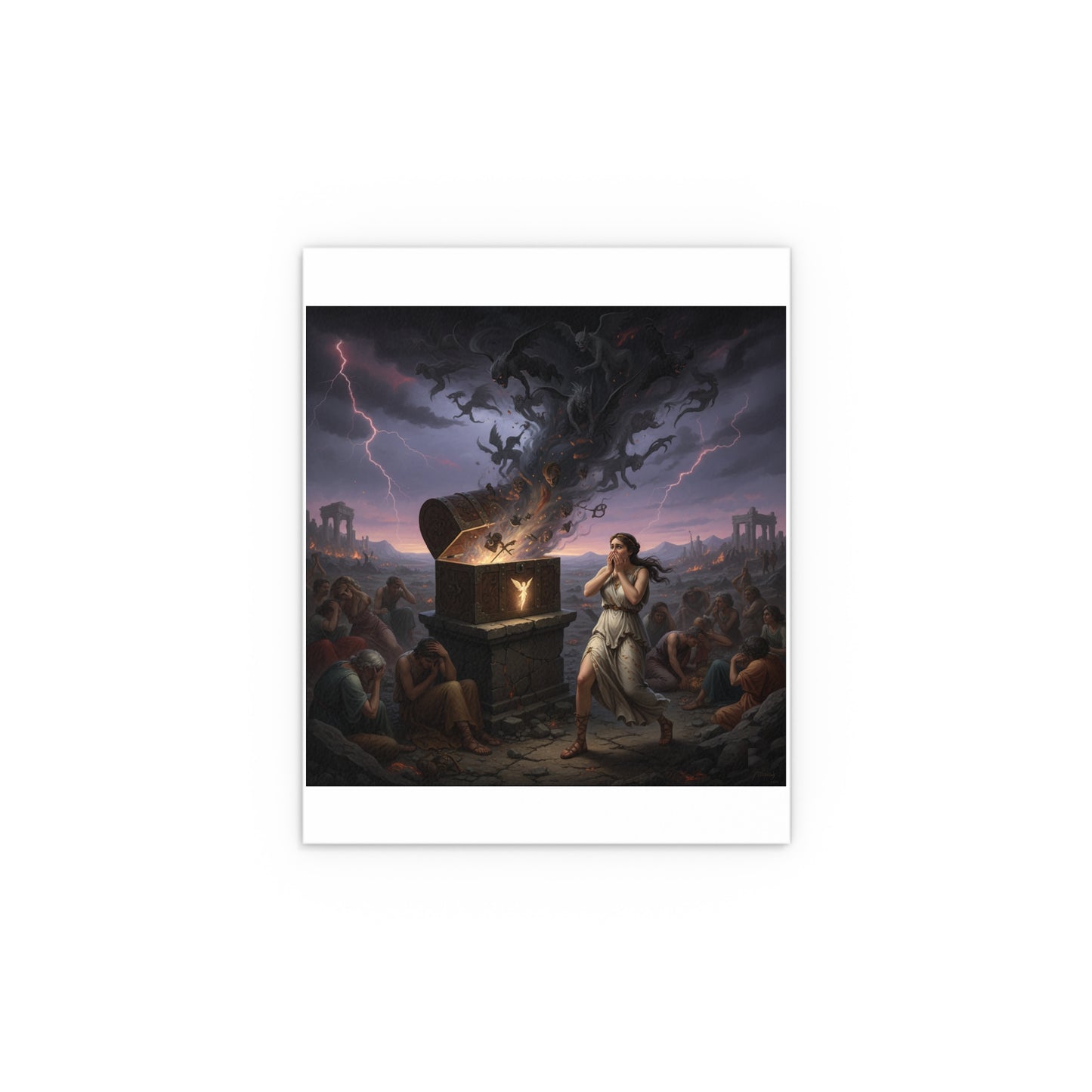 Indoor and Outdoor Silk Posters - Pandoras box