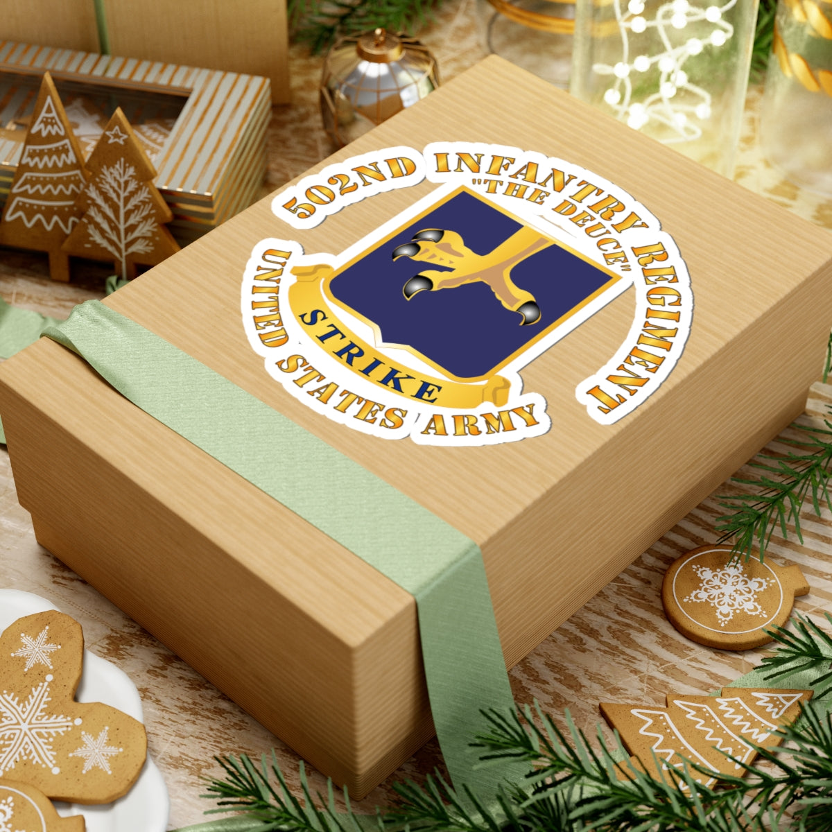 Kiss-Cut Stickers - 502nd Infantry Regt - DUI - The Deuce