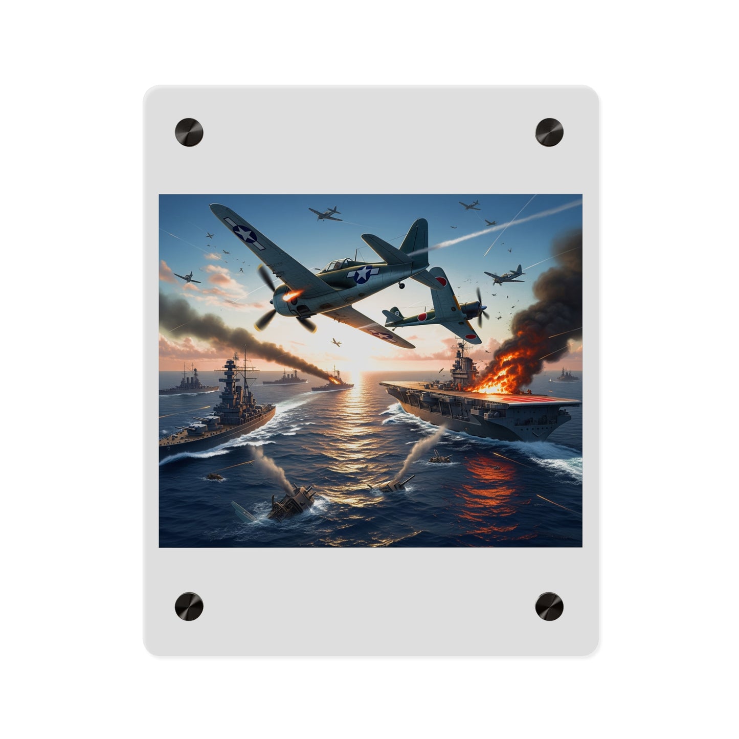 Acrylic Wall Art Panel - Battle of Midway