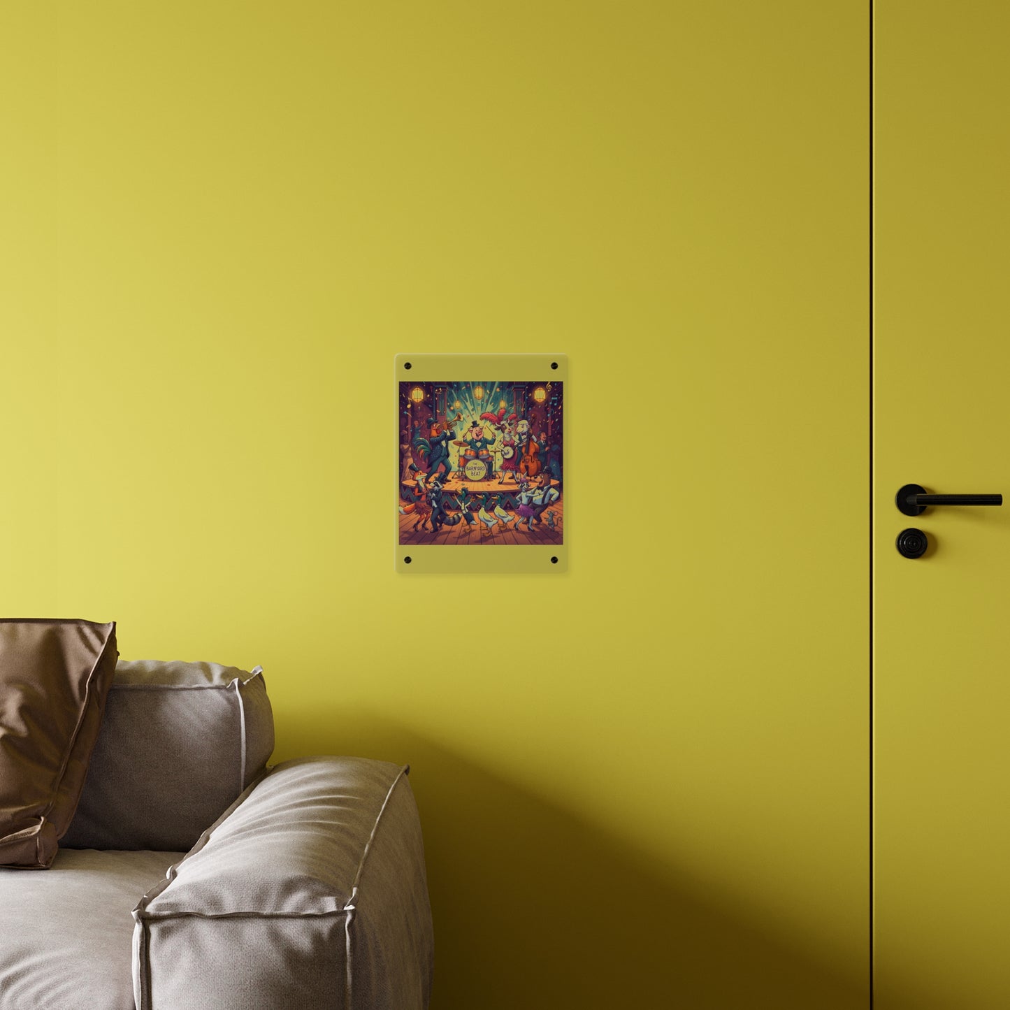 Acrylic Wall Art Panel - Farm Band Dance