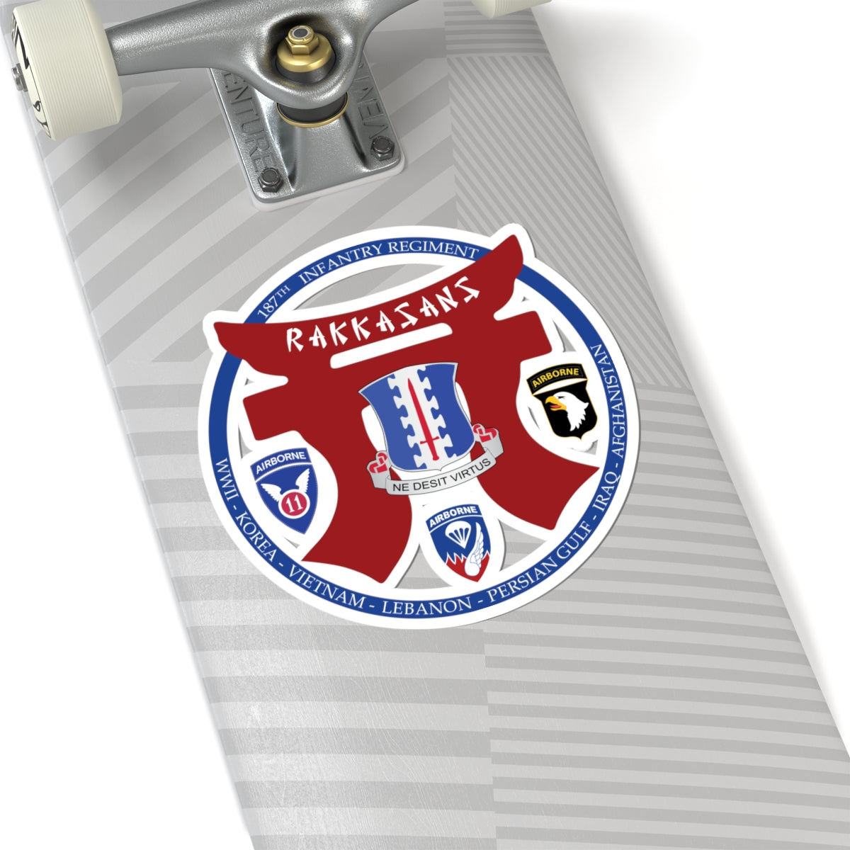 Kiss-Cut Stickers - 187th INF Regiment - Rakkasans
