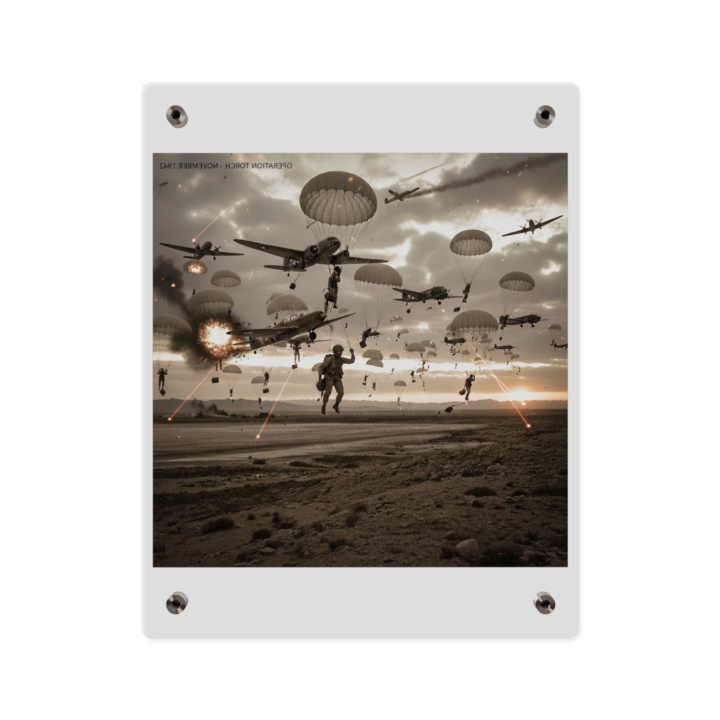 Acrylic Wall Art Panel - Operation Torch Nov 1942